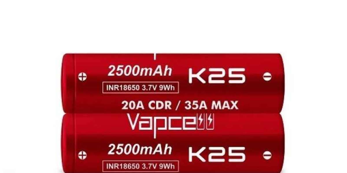 Unleash the Power Vapcell K25 18650 20A/35A Flat Top 2500mAh Battery